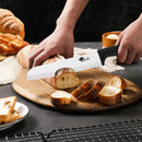 Conjunto de Facas de Cerâmica (3, 4, 5 e 6 polegadas), Faca de Chef, Faca Utilitária, Faca Serrilhada para Pão e Faca de Descascar – Lâmina de Zircônia para Cozinha