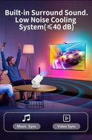 Projetor Portátil HY300 4K WiFi LED — Home Cinema 2026