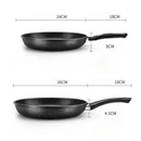 Frigideira Multifuncional de Fundo Plano para Bife, Panela Leve para Omelete, Frigideira Antiaderente Livre de PFOA com Aquecimento Rápido, Ferramenta de Cozinha para Preparos Diversos.
