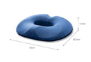 Almofada de Assento em Espuma de Memória para Alívio de Hemorroidas e Dor no Cóccix – Almofada Ortopédica em Formato Donut com Design Oco