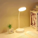 Luminária de Mesa LED Flexível com Dimmer de 3 Níveis, Alimentação USB, Proteção para os Olhos, Luz Quente e Branca, Perfeita para Casa, Escritório, Leitura e Estudos