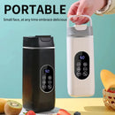 Liquidificador Elétrico Portátil Recarregável, Juicer USB, Mixer de Mão, Espremedor de Frutas com 12 Lâminas, Copo Triturador de Gelo