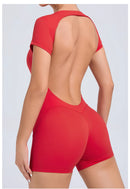 Macacão Esportivo Feminino (Jumpsuit), Conjunto Fitness com Bojo, Roupa Esportiva 2025 para Academia, Yoga e Treino