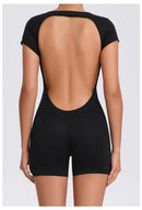 Macacão Esportivo Feminino (Jumpsuit), Conjunto Fitness com Bojo, Roupa Esportiva 2025 para Academia, Yoga e Treino