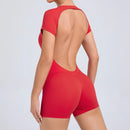 Macacão Esportivo Feminino (Jumpsuit), Conjunto Fitness com Bojo, Roupa Esportiva 2025 para Academia, Yoga e Treino
