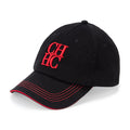Boné de Baseball Casual Bordado “CH”, Boné de Algodão Estilo Dad Hat Ajustável, Respirável, Proteção Solar para Esportes ao Ar Livre
