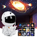 Projetor Astronauta Galáxia com 12 Filmes – Luminária LED Céu Estrelado para Quarto, Sala Gamer e Decoração
