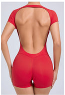 Macacão Esportivo Feminino (Jumpsuit), Conjunto Fitness com Bojo, Roupa Esportiva 2025 para Academia, Yoga e Treino