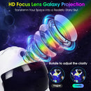 Projetor Astronauta Galáxia com 12 Filmes – Luminária LED Céu Estrelado para Quarto, Sala Gamer e Decoração