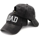 Boné Bordado “Mom & Dad”, Presente para Casais e Pais, Boné Ajustável Estilo Baseball, Presente para Dia dos Pais e Mães