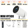 Projetor Portátil HY300 4K WiFi LED — Home Cinema 2026