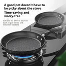 Frigideira Multifuncional de Fundo Plano para Bife, Panela Leve para Omelete, Frigideira Antiaderente Livre de PFOA com Aquecimento Rápido, Ferramenta de Cozinha para Preparos Diversos.