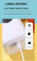 Liquidificador Elétrico Portátil Recarregável, Juicer USB, Mixer de Mão, Espremedor de Frutas com 12 Lâminas, Copo Triturador de Gelo