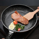 Frigideira Multifuncional de Fundo Plano para Bife, Panela Leve para Omelete, Frigideira Antiaderente Livre de PFOA com Aquecimento Rápido, Ferramenta de Cozinha para Preparos Diversos.