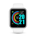 Smartwatch Y68/D20 Bluetooth – Monitor Fitness com Controle de Música, Notificações, Contador de Calorias e Rastreador de Atividades