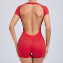 Macacão Esportivo Feminino (Jumpsuit), Conjunto Fitness com Bojo, Roupa Esportiva 2025 para Academia, Yoga e Treino