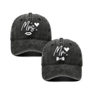 Boné Bordado “Mom & Dad”, Presente para Casais e Pais, Boné Ajustável Estilo Baseball, Presente para Dia dos Pais e Mães