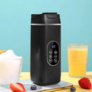 Liquidificador Elétrico Portátil Recarregável, Juicer USB, Mixer de Mão, Espremedor de Frutas com 12 Lâminas, Copo Triturador de Gelo