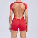 Macacão Esportivo Feminino (Jumpsuit), Conjunto Fitness com Bojo, Roupa Esportiva 2025 para Academia, Yoga e Treino