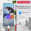 Carregador Original SuperVOOC 100W para OnePlus – Carregamento Ultra Rápido com Cabo USB-C | Compatível com OnePlus 10, 11, 12, 13, Ace, Nord e mais