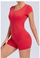 Macacão Esportivo Feminino (Jumpsuit), Conjunto Fitness com Bojo, Roupa Esportiva 2025 para Academia, Yoga e Treino