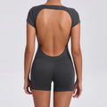Macacão Esportivo Feminino (Jumpsuit), Conjunto Fitness com Bojo, Roupa Esportiva 2025 para Academia, Yoga e Treino