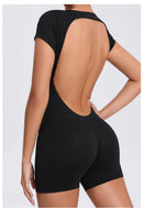 Macacão Esportivo Feminino (Jumpsuit), Conjunto Fitness com Bojo, Roupa Esportiva 2025 para Academia, Yoga e Treino