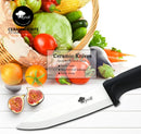 Conjunto de Facas de Cerâmica (3, 4, 5 e 6 polegadas), Faca de Chef, Faca Utilitária, Faca Serrilhada para Pão e Faca de Descascar – Lâmina de Zircônia para Cozinha