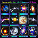 Projetor Astronauta Galáxia com 12 Filmes – Luminária LED Céu Estrelado para Quarto, Sala Gamer e Decoração
