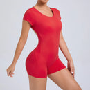 Macacão Esportivo Feminino (Jumpsuit), Conjunto Fitness com Bojo, Roupa Esportiva 2025 para Academia, Yoga e Treino