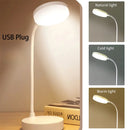 Luminária de Mesa LED Flexível com Dimmer de 3 Níveis, Alimentação USB, Proteção para os Olhos, Luz Quente e Branca, Perfeita para Casa, Escritório, Leitura e Estudos