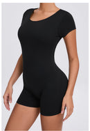Macacão Esportivo Feminino (Jumpsuit), Conjunto Fitness com Bojo, Roupa Esportiva 2025 para Academia, Yoga e Treino