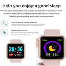 Smartwatch Y68/D20 Bluetooth – Monitor Fitness com Controle de Música, Notificações, Contador de Calorias e Rastreador de Atividades
