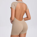 Macacão Esportivo Feminino (Jumpsuit), Conjunto Fitness com Bojo, Roupa Esportiva 2025 para Academia, Yoga e Treino