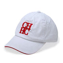 Boné de Baseball Casual Bordado “CH”, Boné de Algodão Estilo Dad Hat Ajustável, Respirável, Proteção Solar para Esportes ao Ar Livre