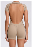 Macacão Esportivo Feminino (Jumpsuit), Conjunto Fitness com Bojo, Roupa Esportiva 2025 para Academia, Yoga e Treino