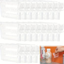 Divisor Ajustável para Espaço de Geladeira (6/12 unidades), Organizador Expansível para Bebidas e Molhos, Otimiza o Espaço da Geladeira e Mantém Tudo Organizado