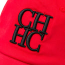Boné de Baseball Casual Bordado “CH”, Boné de Algodão Estilo Dad Hat Ajustável, Respirável, Proteção Solar para Esportes ao Ar Livre