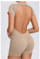 Macacão Esportivo Feminino (Jumpsuit), Conjunto Fitness com Bojo, Roupa Esportiva 2025 para Academia, Yoga e Treino