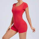 Macacão Esportivo Feminino (Jumpsuit), Conjunto Fitness com Bojo, Roupa Esportiva 2025 para Academia, Yoga e Treino