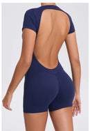 Macacão Esportivo Feminino (Jumpsuit), Conjunto Fitness com Bojo, Roupa Esportiva 2025 para Academia, Yoga e Treino