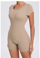 Macacão Esportivo Feminino (Jumpsuit), Conjunto Fitness com Bojo, Roupa Esportiva 2025 para Academia, Yoga e Treino