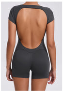 Macacão Esportivo Feminino (Jumpsuit), Conjunto Fitness com Bojo, Roupa Esportiva 2025 para Academia, Yoga e Treino