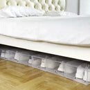 Caixas Organizadoras de Sapatos Transparentes (6 Peças), Empilháveis, Plástico, Prova de Poeira, Organizador de Tênis para Casa e Guarda-Roupa